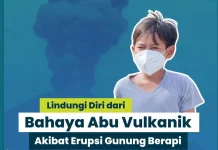 Lindungi Diri dari Abu Vulkanik akibat Erupsi Gunung Berapi