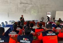 Tim Mabes TNI Edukasi Karhutla Rama Nirwana