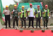 Ground Breaking Jembatan Gantung Lampung tengah