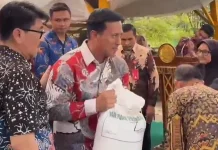Bulog dan Pemkab Lampung Utara Launching Bantuan Pangan Alokasi Juli-September