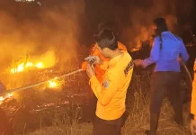 Tim Gabungan Berhasil Padamkan Kebakaran Lahan di Blambangan Umpu
