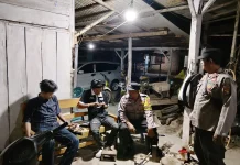 Patroli Malam, Polsek Umpu Semenguk Ajak Warga Aktif Siskamling