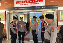 Penyampaian Visi-Misi Cawabup, Pengamanan DPRD Way Kanan Diperketat