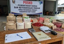 Satgas Pangan Way Kanan Pantau Harga jelang Akhir Bulan