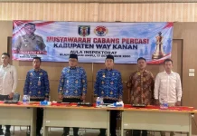 Sekda Way Kanan Terpilih Menjadi Ketua Percasi Periode 2026-2030