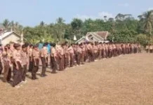 Ribuan Pramuka di Banjit Gelar Salat Istisqo