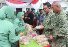Bazar Murah Kodim 0411 Bantu Warga