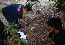 Warga Metro Geger Penemuan Janin Terkubur