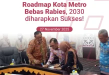 Metro Gandeng Daerah Tetangga Cegah Rabies Perbatasan