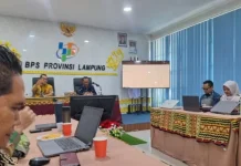 BPS Way Kanan Hadiri Rapat Monev Sensus Ekonomi Tingkat Provinsi