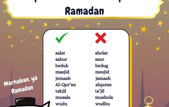 Kata Baku Seputar Ramadan