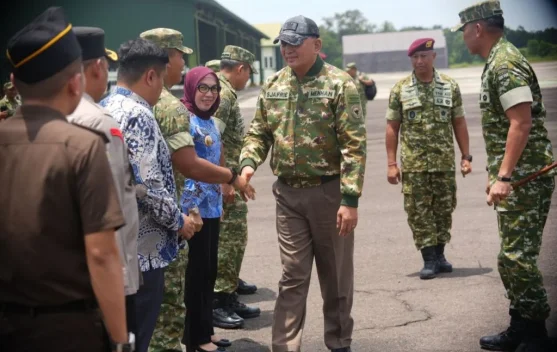 Menhan Sjafrie Kunjungi Way Kanan, Bupati Ayu Tegaskan Sinergi TNI dan Daerah