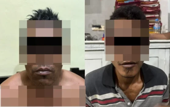 Polres Way Kanan Tangkap Pencuri Rel Kereta Api