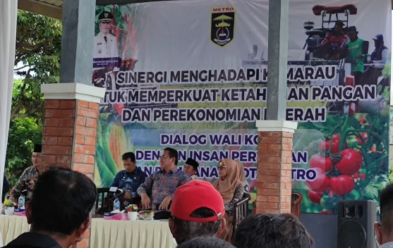 Walikota Metro Dorong Pertanian Jadi Penggerak Ekonomi Rakyat