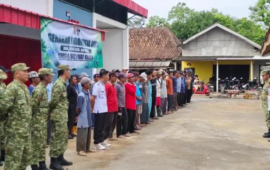Koramil Bahuga Ajak Warga Sukseskan Gerakan Indonesia Asri