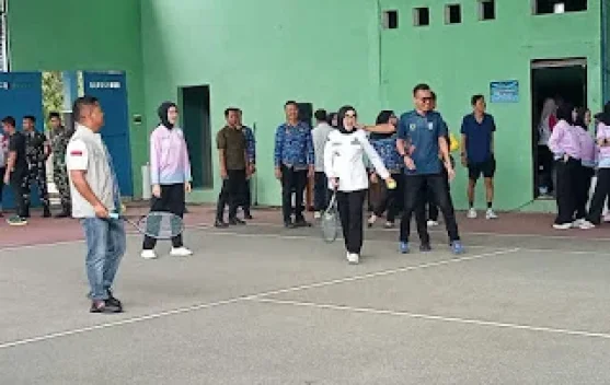 Porkab Cabang Olahraga Tenis Lapangan Dimulai, Ini Pesan Bupati Way Kanan