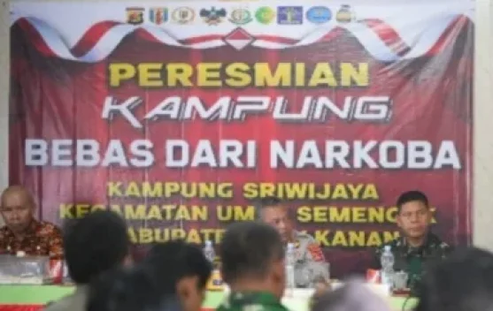 Kampung Sriwijaya Wakili Way Kanan di Lomba Kampung Bebas Narkoba