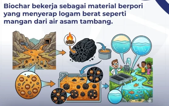 BRIN: Limbah Sawit Jadi Biochar, Kurangi Emisi Karbon 317 Kg per 0,21 Ton