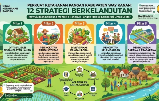 Way Kanan Rumuskan 12 Strategi Perkuat Ketahanan Pangan