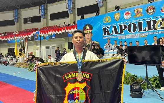Personel Polres Way Kanan Sabet Juara 1 Taekwondo Piala Kapolri 2026