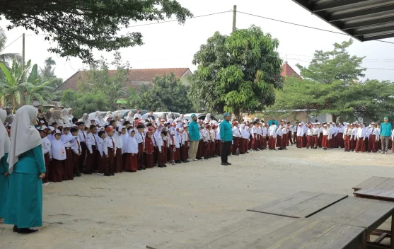 Maskot Upin Meriahkan MPLS SD Sang Pencerah Metro