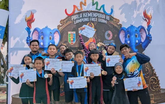 Atlet Aquakids Way Kanan Raih Prestasi Gemilang
