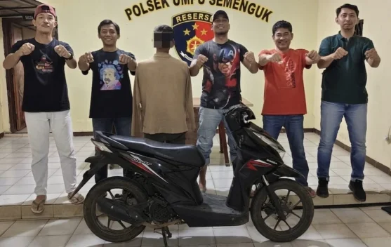 Polsek Umpu Semenguk Bekuk Buron Pencurian Motor di Way Kanan