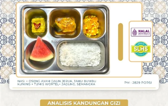 SPPG Way Tuba Terapkan Komposisi Gizi dalam Menu MBG