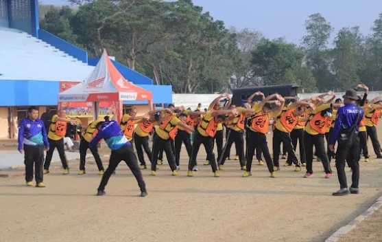 Tingkatkan Kesiapsiagaan, Polres Metro Gelar Kesamaptaan Jasmani