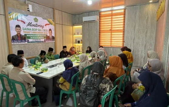 Kemenag Metro Monitor Dana BOS MIM Hadimulyo