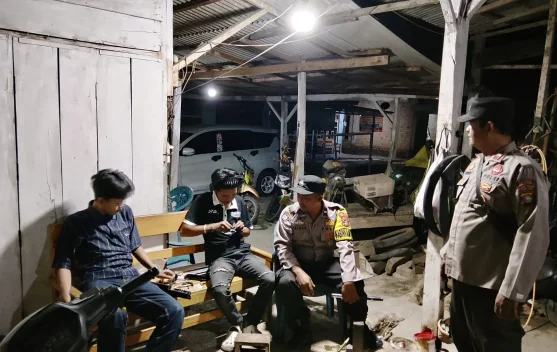 Patroli Malam, Polsek Umpu Semenguk Ajak Warga Aktif Siskamling