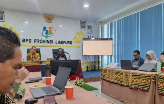 BPS Way Kanan Hadiri Rapat Monev Sensus Ekonomi Tingkat Provinsi