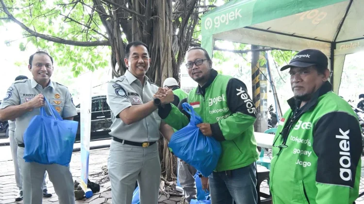 Perkuat Kemitraan, Jasa Raharja Sambangi Komunitas Ojek Online