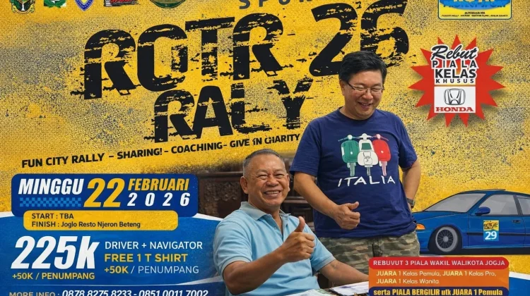 Sesepuh Time Rally Jogja Ramaikan Ajang ROTR 2026