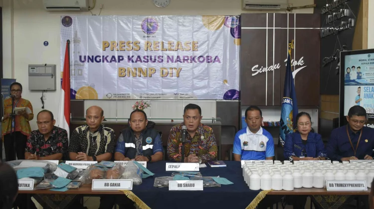 BNNP DIY Gagalkan Peredaran 93 Ribu Pil Koplo