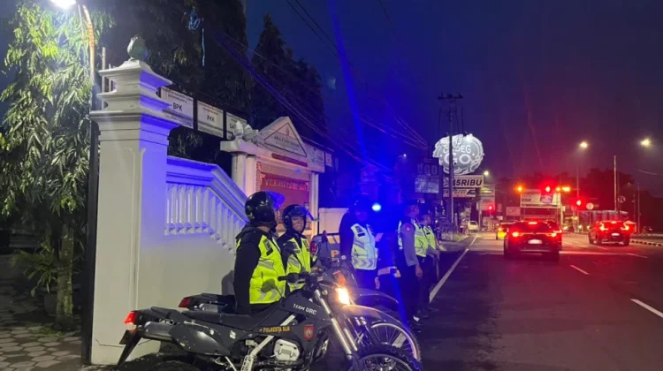 Jaga Kamtibmas saat Ramadan, Polresta Sleman Gelar Patroli Stasioner
