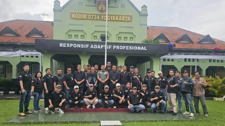 GeBUKK Sambangi Dandim, Tegaskan Komitmen Dukung Kamtibmas Yogyakarta