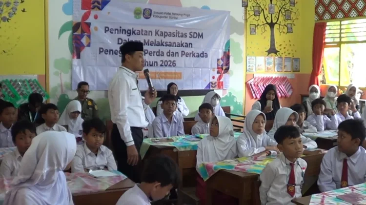 "Satpol PP Bantul Goes to School", Sarana Edukasi Anti Narkoba Generasi Muda Bantul