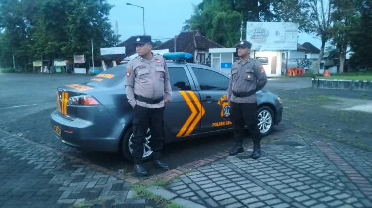 Jaga Kondusivitas Selama Puasa, Polsek Sewon Intensifkan Patroli Subuh