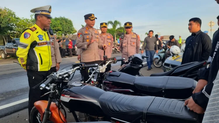 Jaga Kamtibmas, Polres Kulon Progo Gelar Patroli Subuh