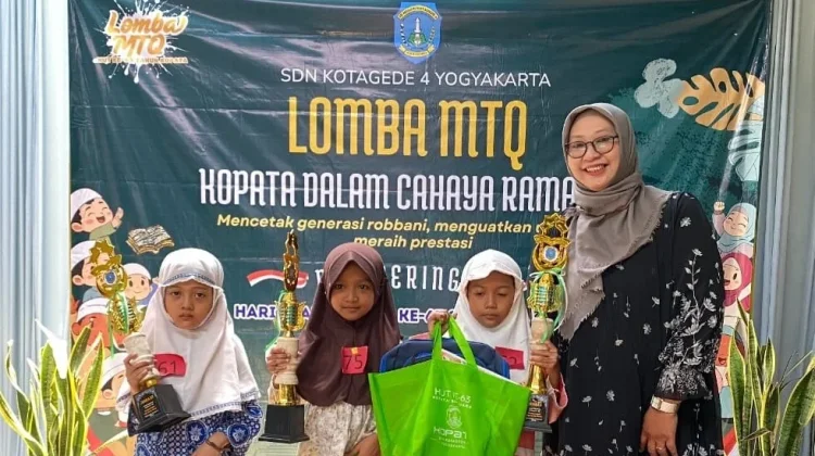 Peringati Milad ke-63, SD Negeri Kotagede 4 Gelar Lomba MTQ Tingkat TK