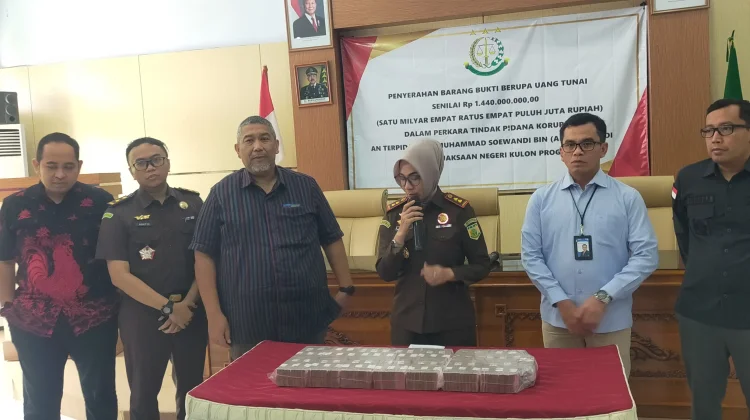 YAKKAP 1 Apresiasi Penyerahan Uang Barang Bukti Kasus Tipikor