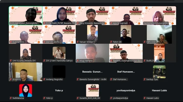 Ngabuburit Bawaslu Gunungkidul Soroti Hak Pilih Pemula
