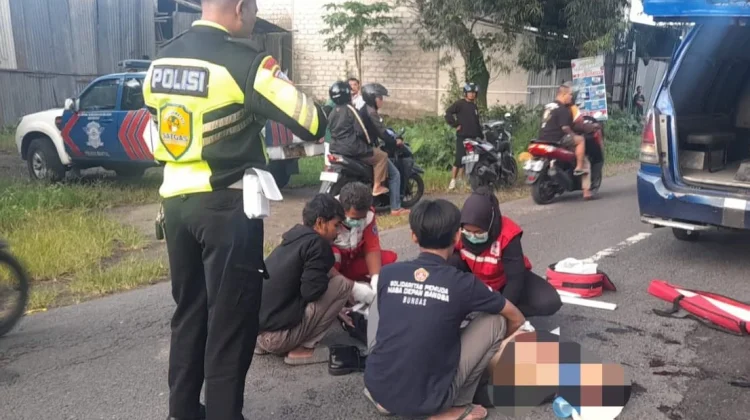 Motor dan Truk Bersenggolan di Sewon, Satu Korban Terluka Parah