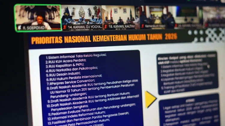 Komitmen Tancap Gas Agung Jalankan Program Prioritas Kemenkum 2026