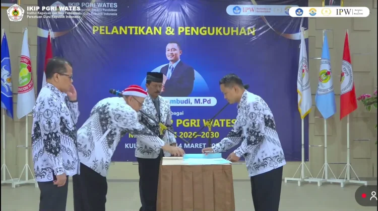 Wahyu Pambudi, Dilantik Menjadi Rektor IKIP PGRI Wates