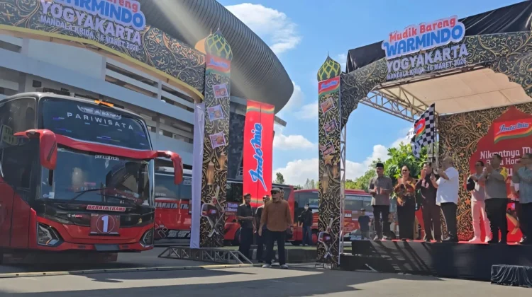 Lebaran 2026, Program Mudik Gratis Bersama Indomie Berangkatkan 34 Bus dari DIY