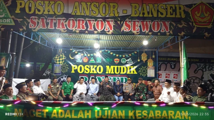 Tokoh Ansor–Banser Bantul Resmikan Posko Mudik Lebaran 2026