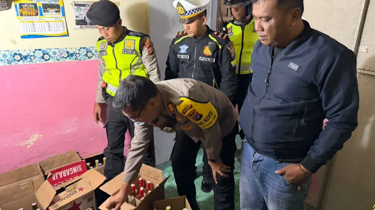 Jaga Kondusivitas, Polres Bantul Gencarkan Razia Miras jelang Lebaran