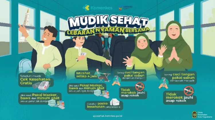 Dinkes Yogyakarta Ingatkan Kesehatan Aman Selama Mudik Lebaran